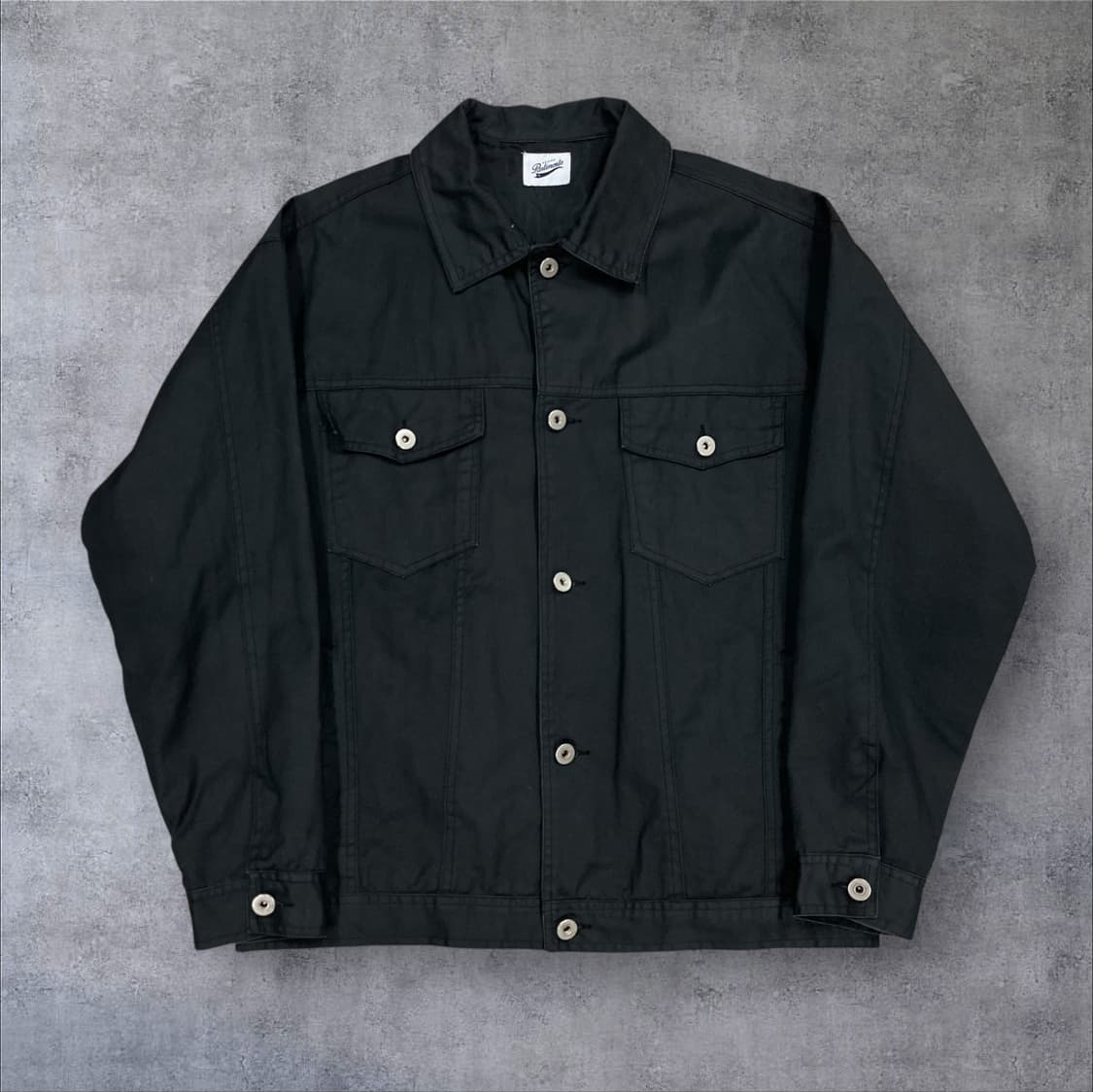 파르티멘토 블랙 컬러 멀티 포켓 트러커 자켓 상품이미지1