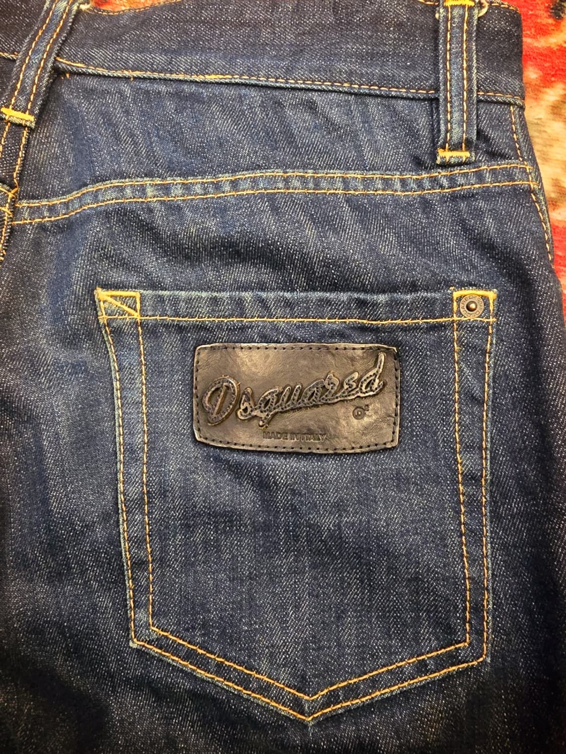 디스퀘어드2(Dsquared2)슬림핏 쿨가이 생지 데님 팬츠: 상품이미지7