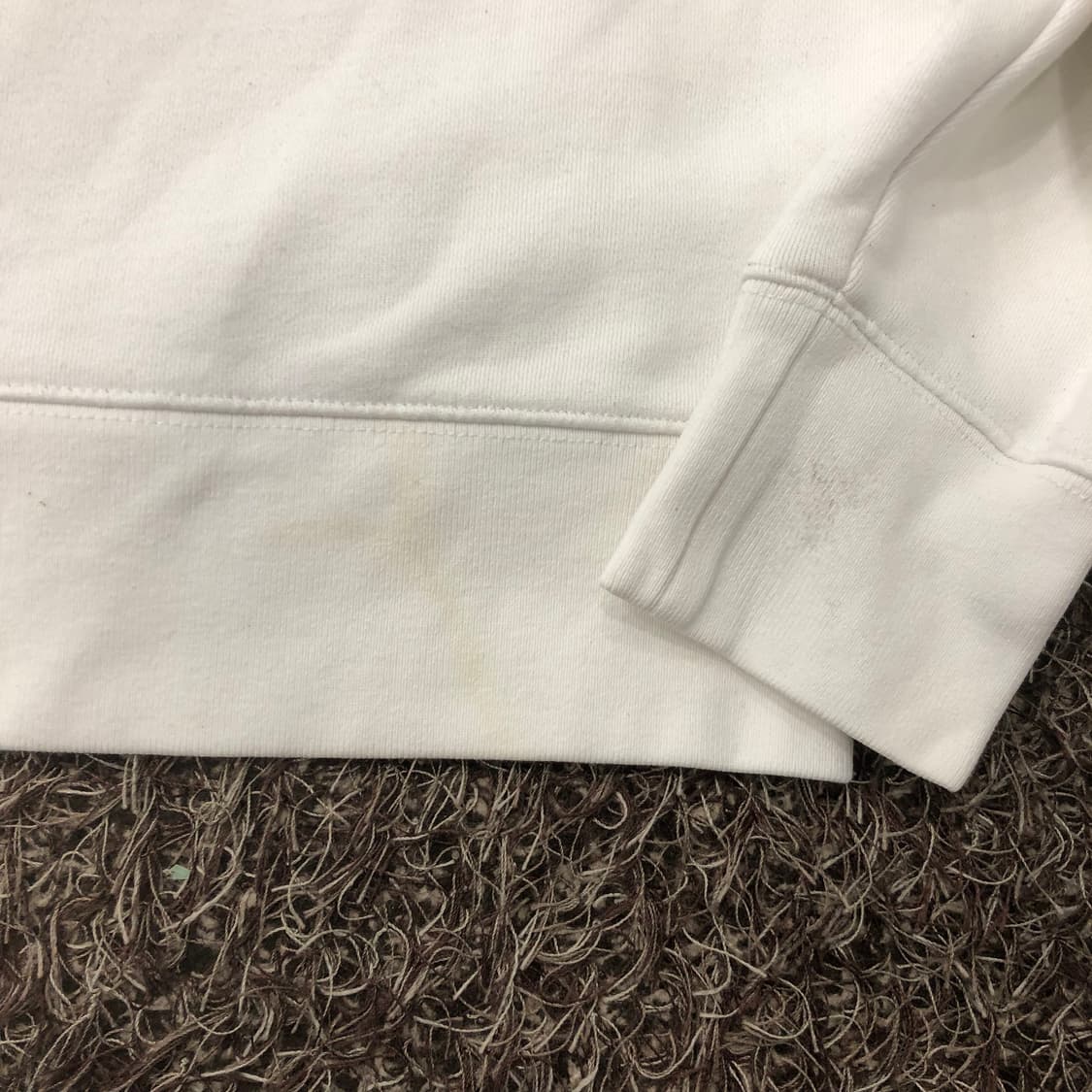 S 반스 로고 화이트 후드티 상품이미지5