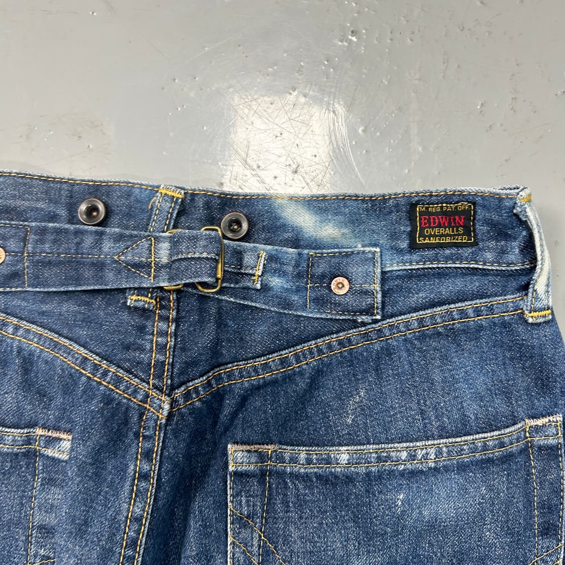 90s 에드윈 스플래쉬 페인팅 데님팬츠  상품이미지7