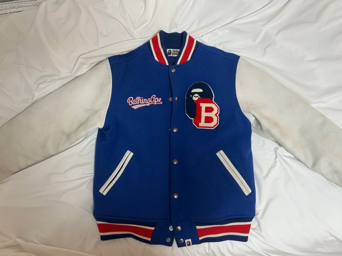 Bape 베이프 바시티 자켓 L 상품이미지2