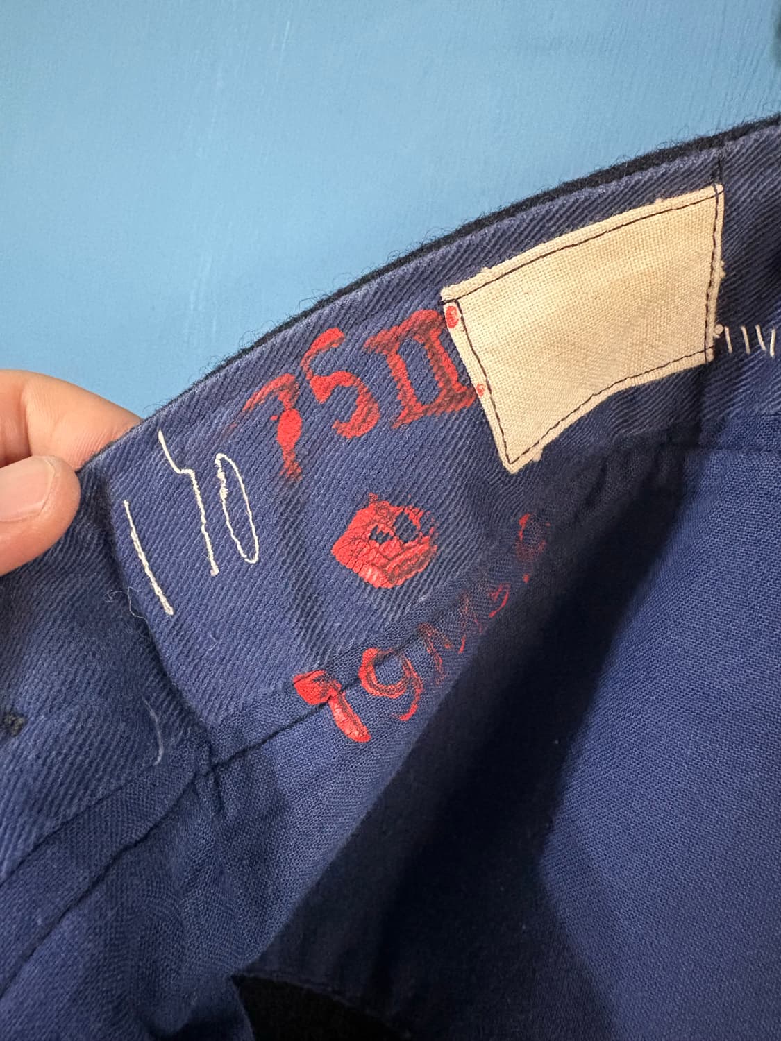 Rare!!! 50‘s French Navy Wool Sailor Pan 상품이미지6