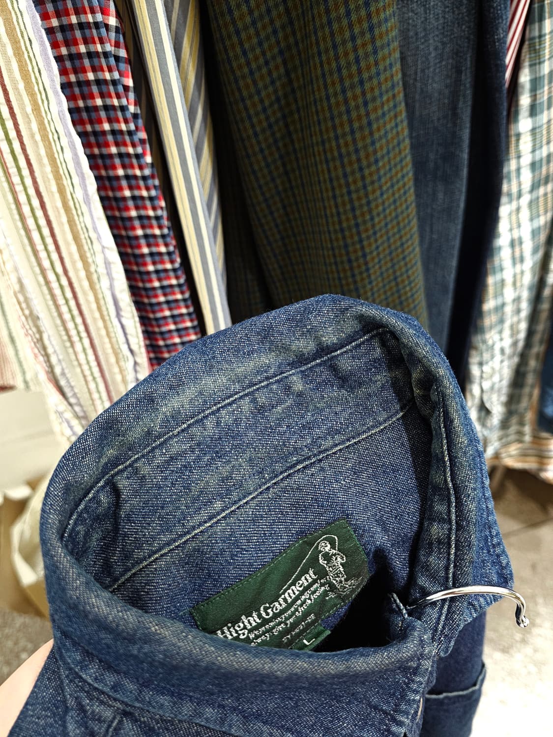 High Garment 데님 셔츠 상품이미지6