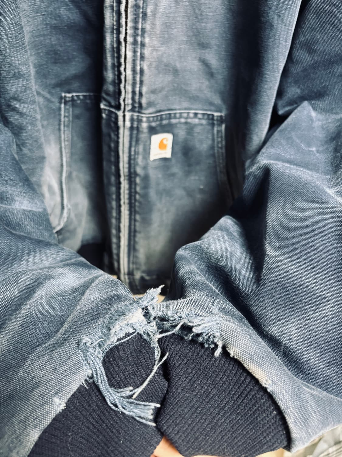 칼하트 J140 빈티지블루 Carhartt 워크 자켓 상품이미지5