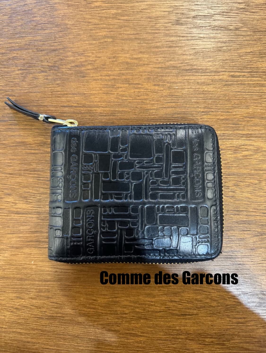 [OS] 꼼데가르송 로고타입 반지갑 상품이미지1