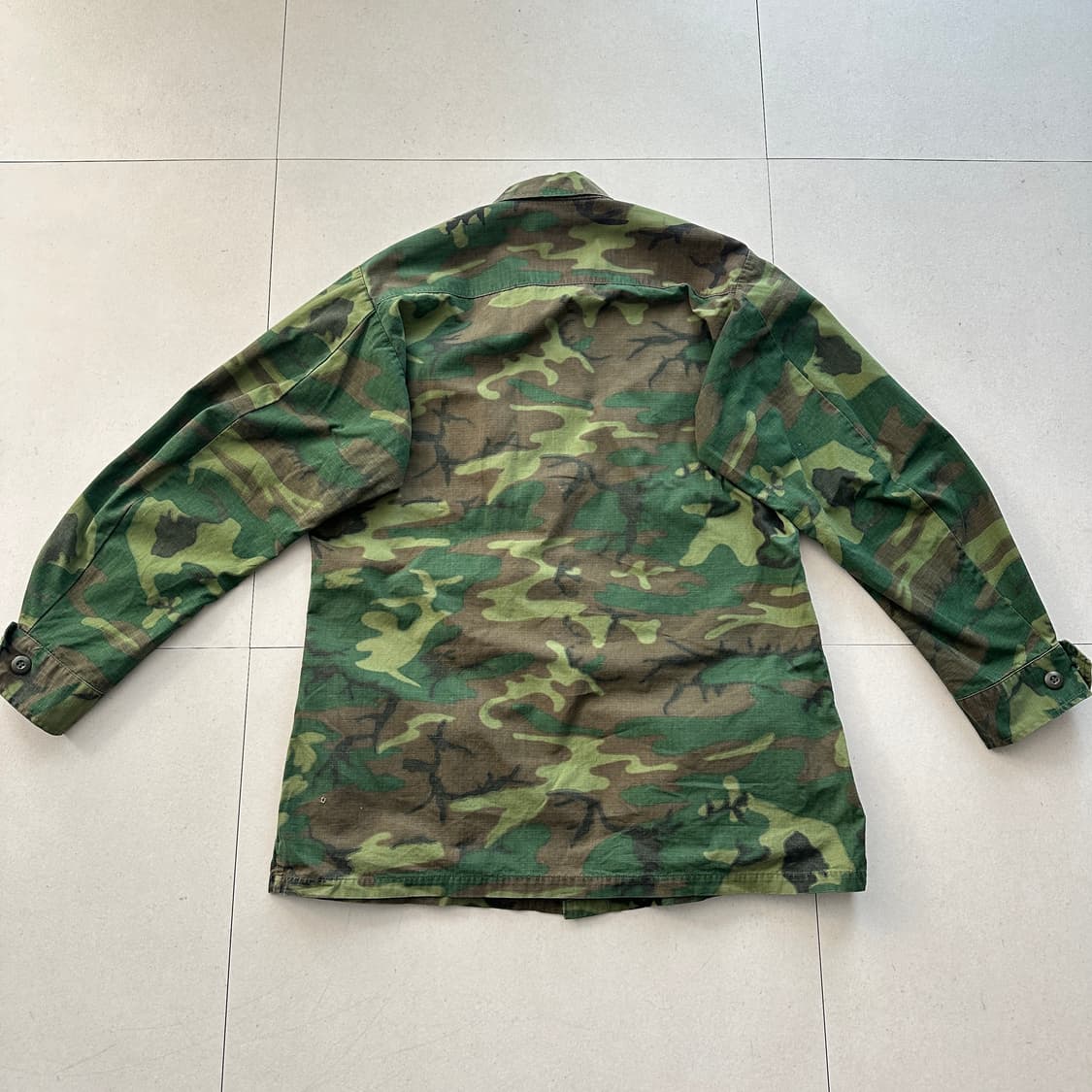 미군 69년 ERDL 우드랜드 정글자켓 M-L  상품이미지8
