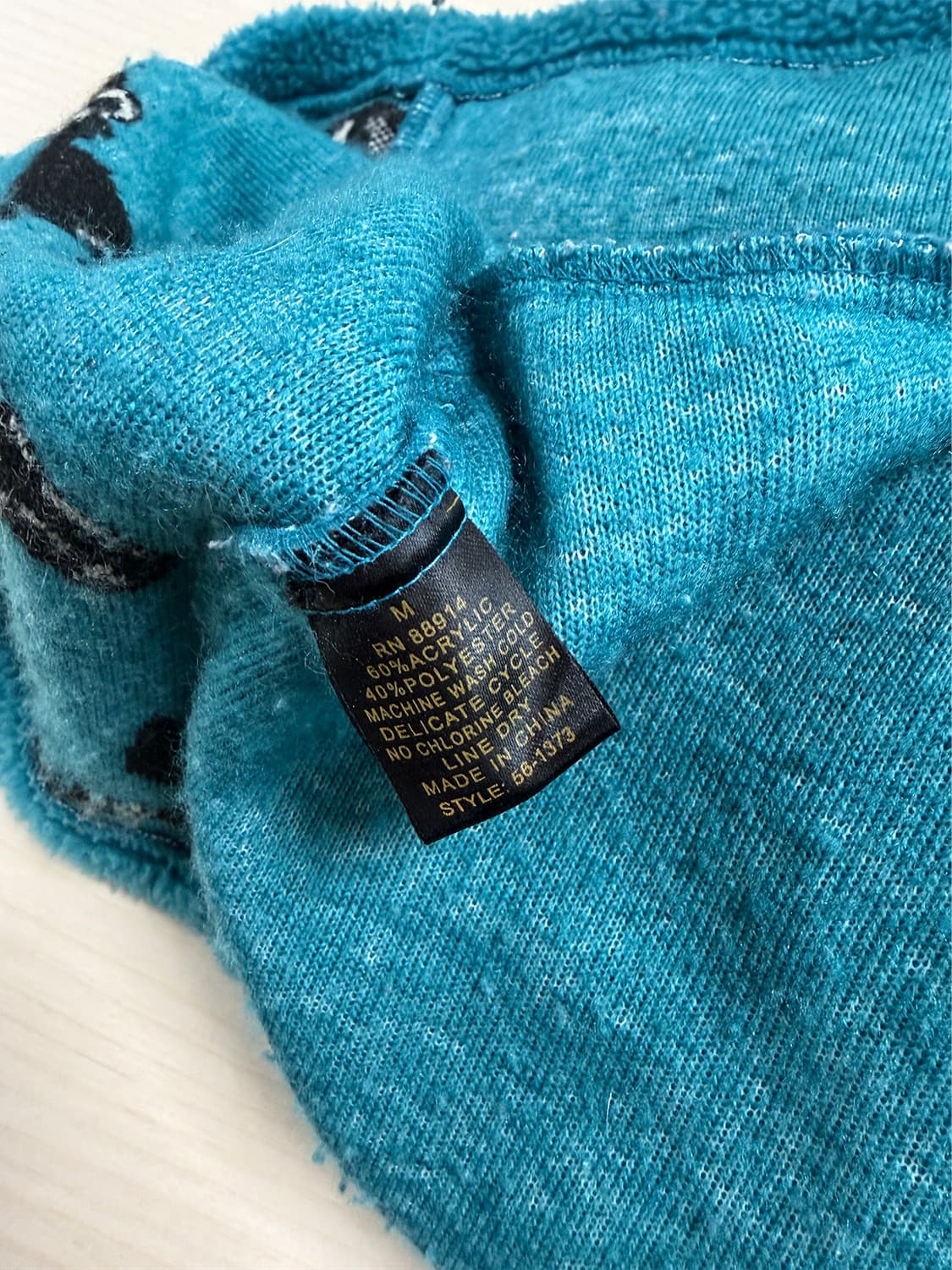 빈티지 카우보이 패턴 플리스 자켓 상품이미지8