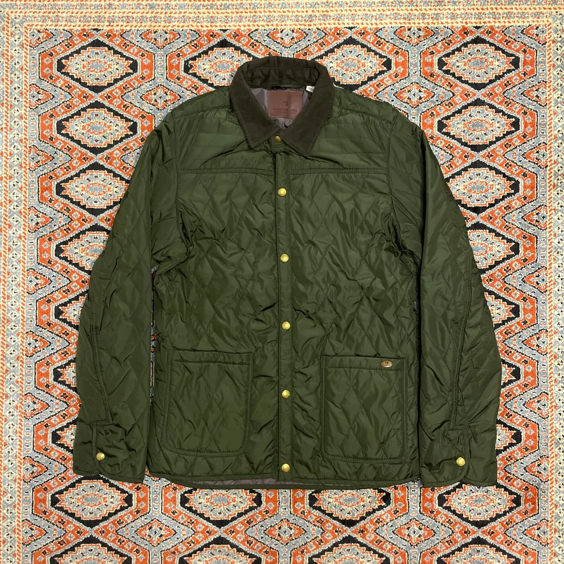 스카치앤소다 브라운 카키 퀼팅자켓 여성XL 상품이미지1