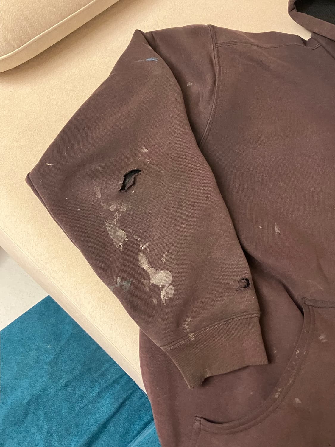 Carhartt distressed faded hoodie (칸예 착용) 상품이미지8