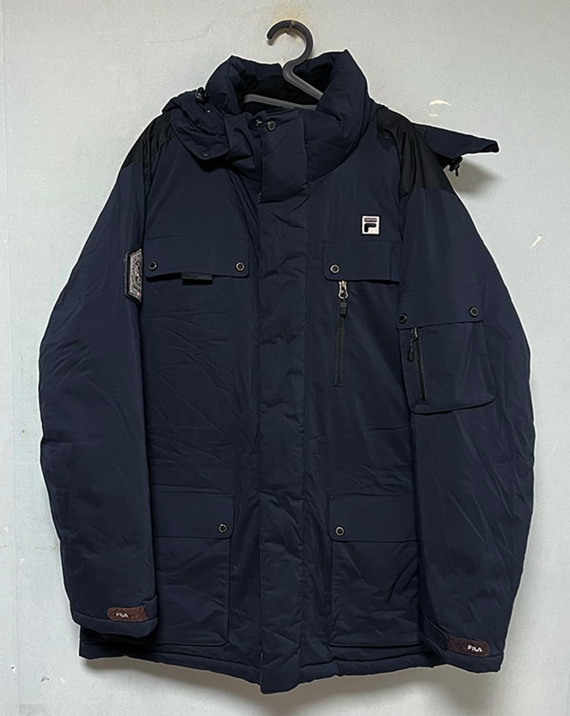 FILA 휠라 남자 헤비패딩 구스 거의새거 모자퍼분실 XXL 110 상품이미지1