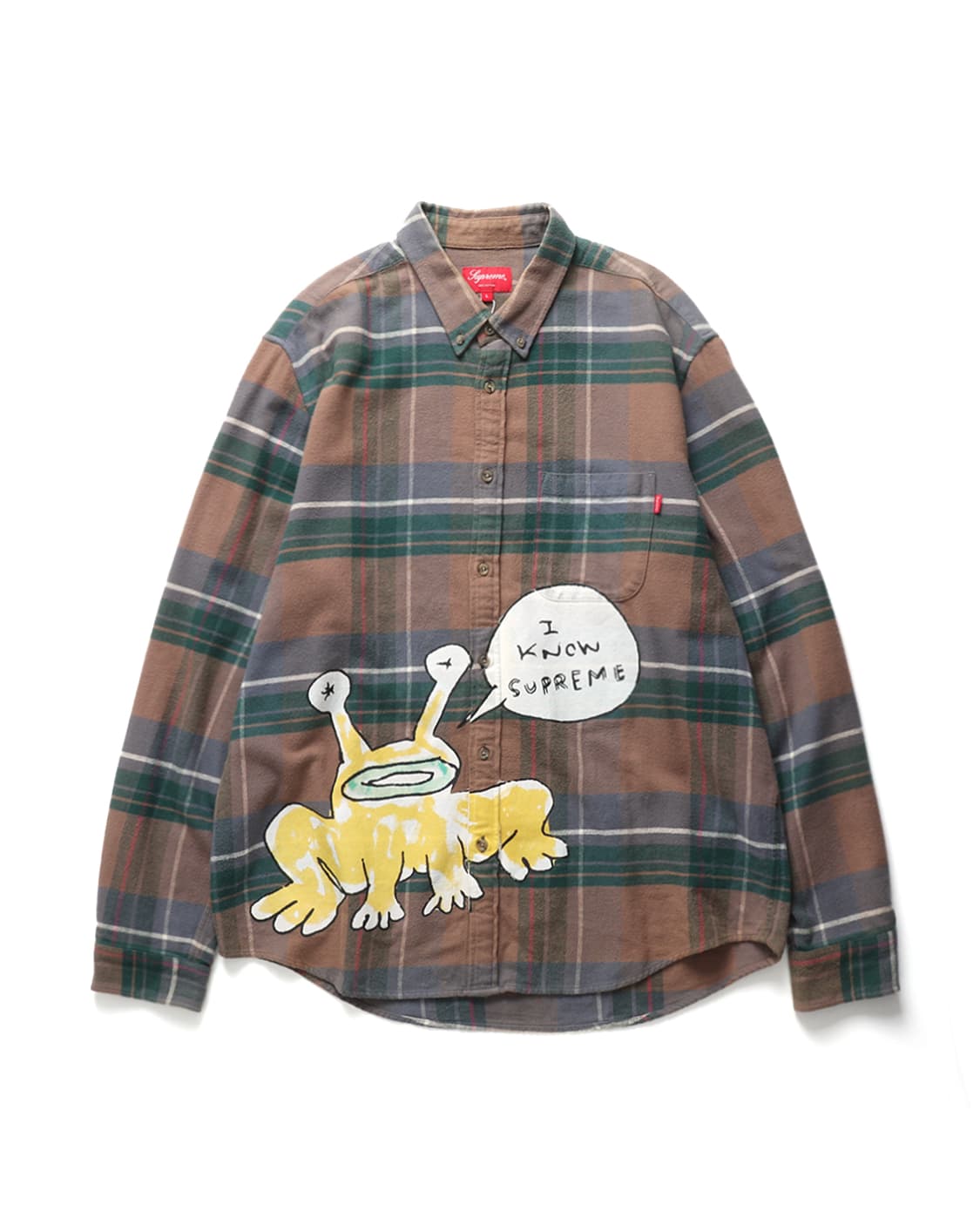 슈프림 Supreme Daniel Johnston Plaid Shirt 상품이미지2