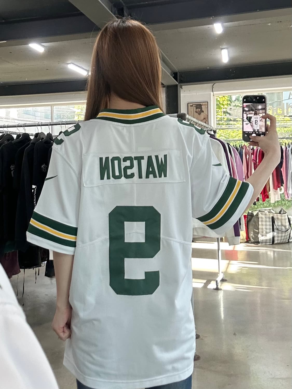 나이키 NFL 크리스찬 왓슨 그린베이 패커스 반팔져지 상품이미지3
