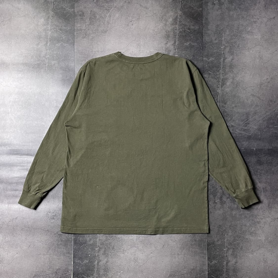 DICKIES 디키즈 빈티지 카키 시보리 긴팔 티셔츠 A00888 상품이미지6