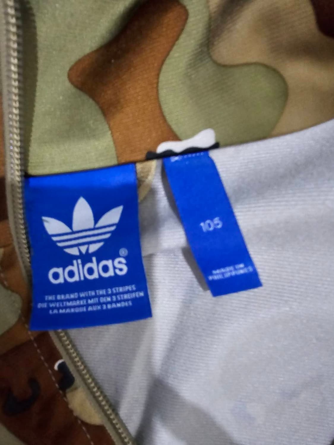 아디다스 밀리터리 카모 트랙탑 져지집업 105/XL 상품이미지5