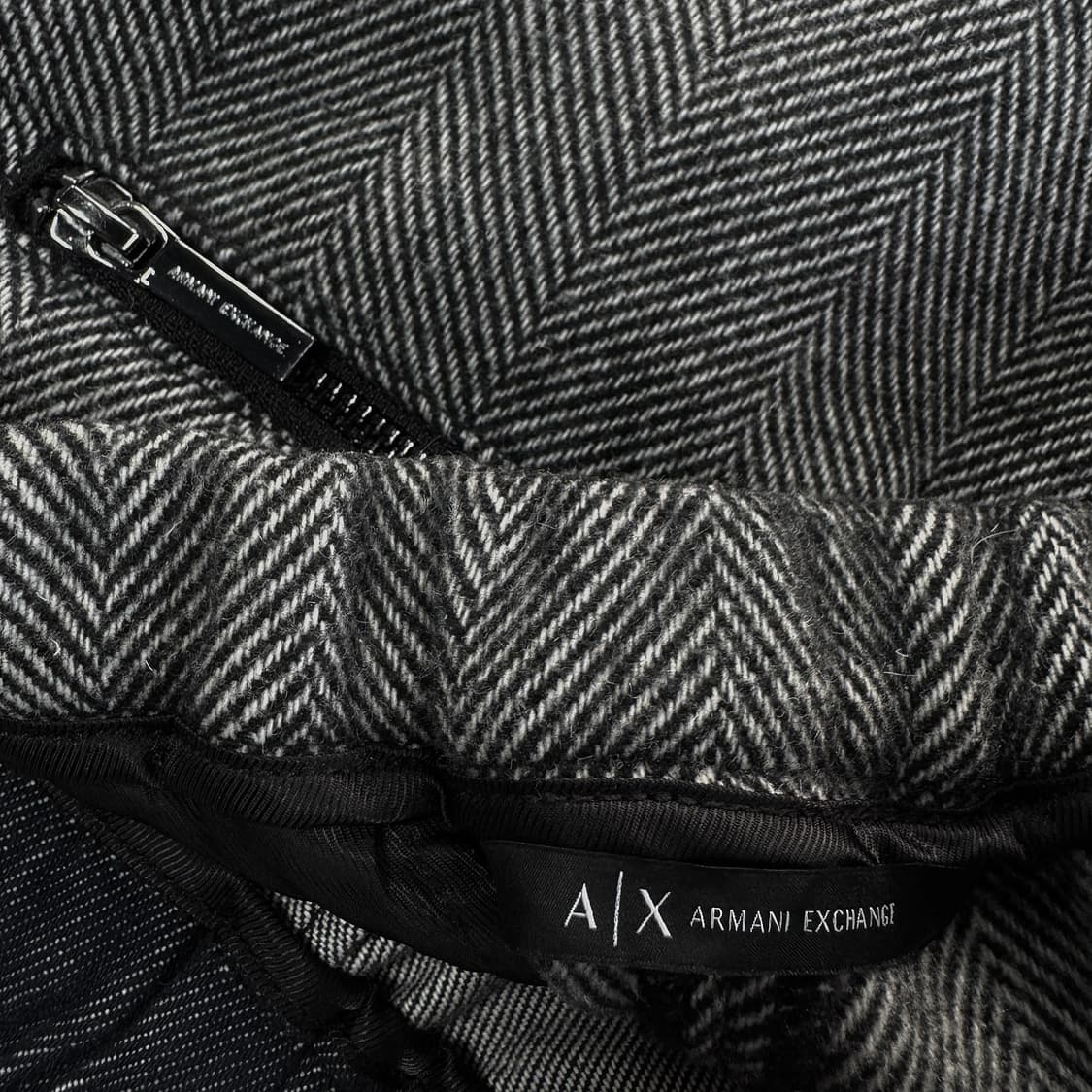 아르마니 익스체인지 울 블록 데님 숏 팬츠 상품이미지4