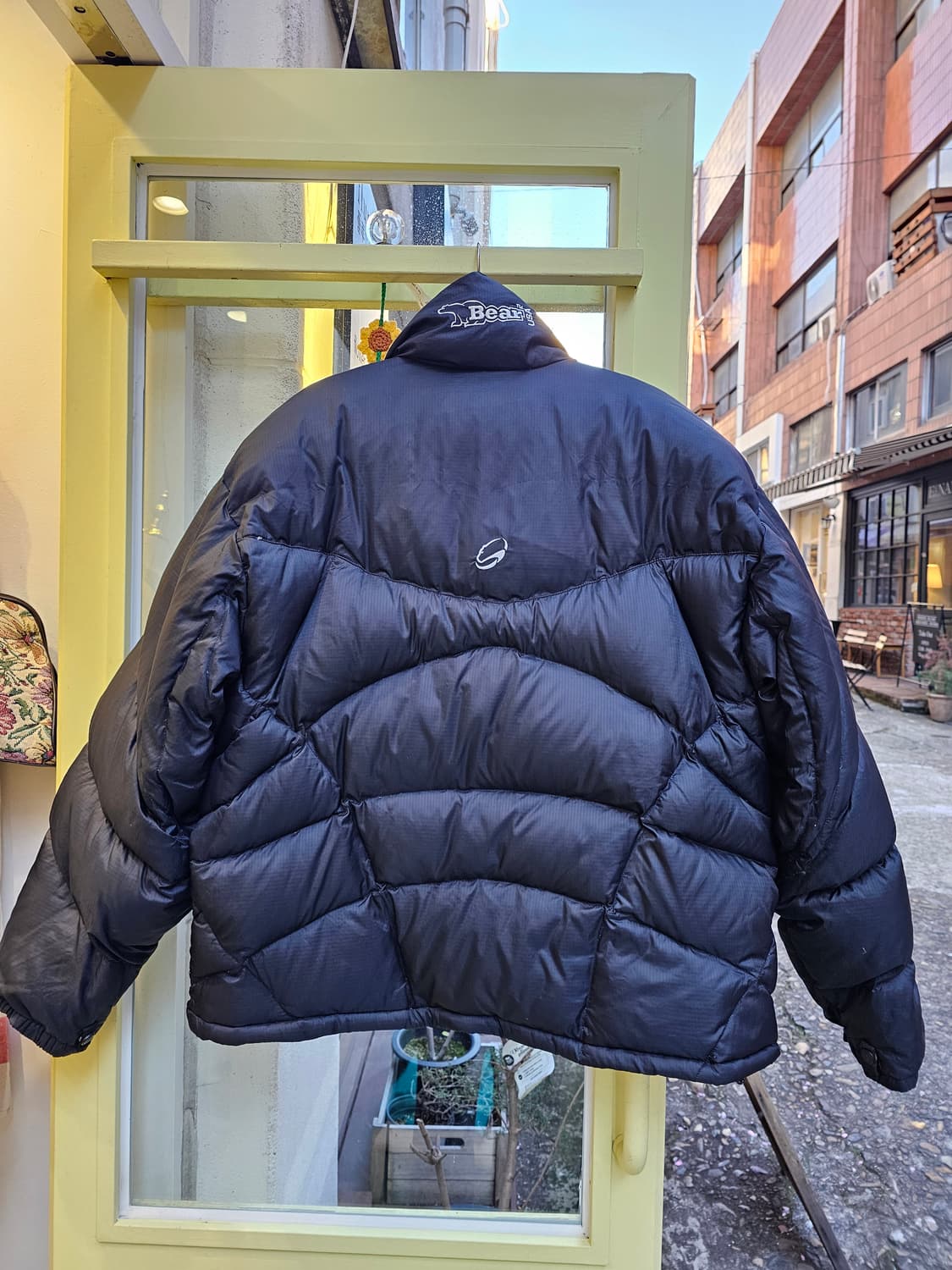 Bear USA 블랙 화이트구스다운 리버시블 패딩 상품이미지6