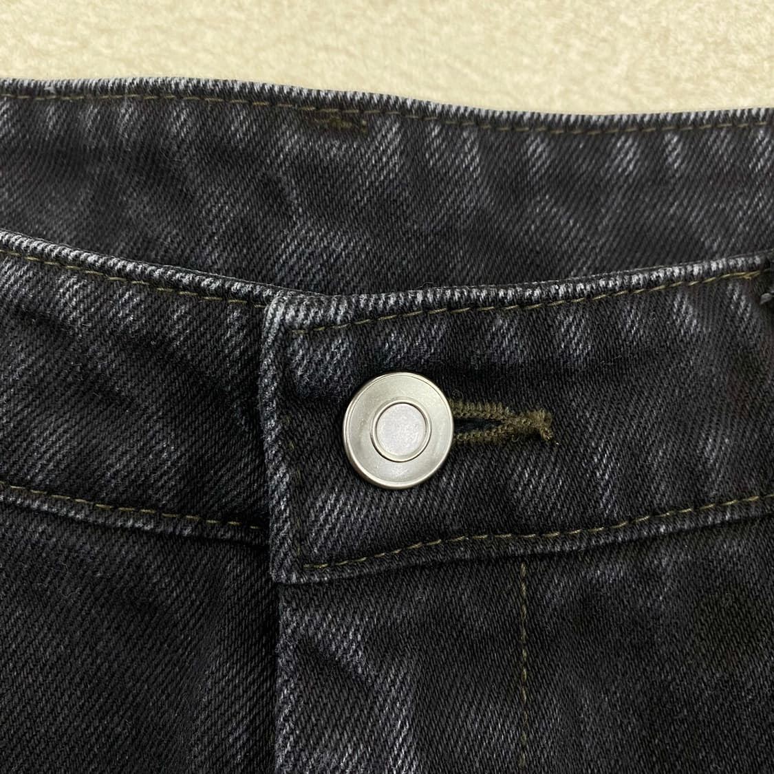 쿠어 핀턱 데님 벌룬 와이드 팬츠 (32) 상품이미지7