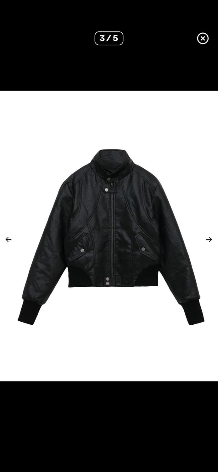 보헤미안서울 하이넥 모토 레더자켓 팜니다 상품이미지2