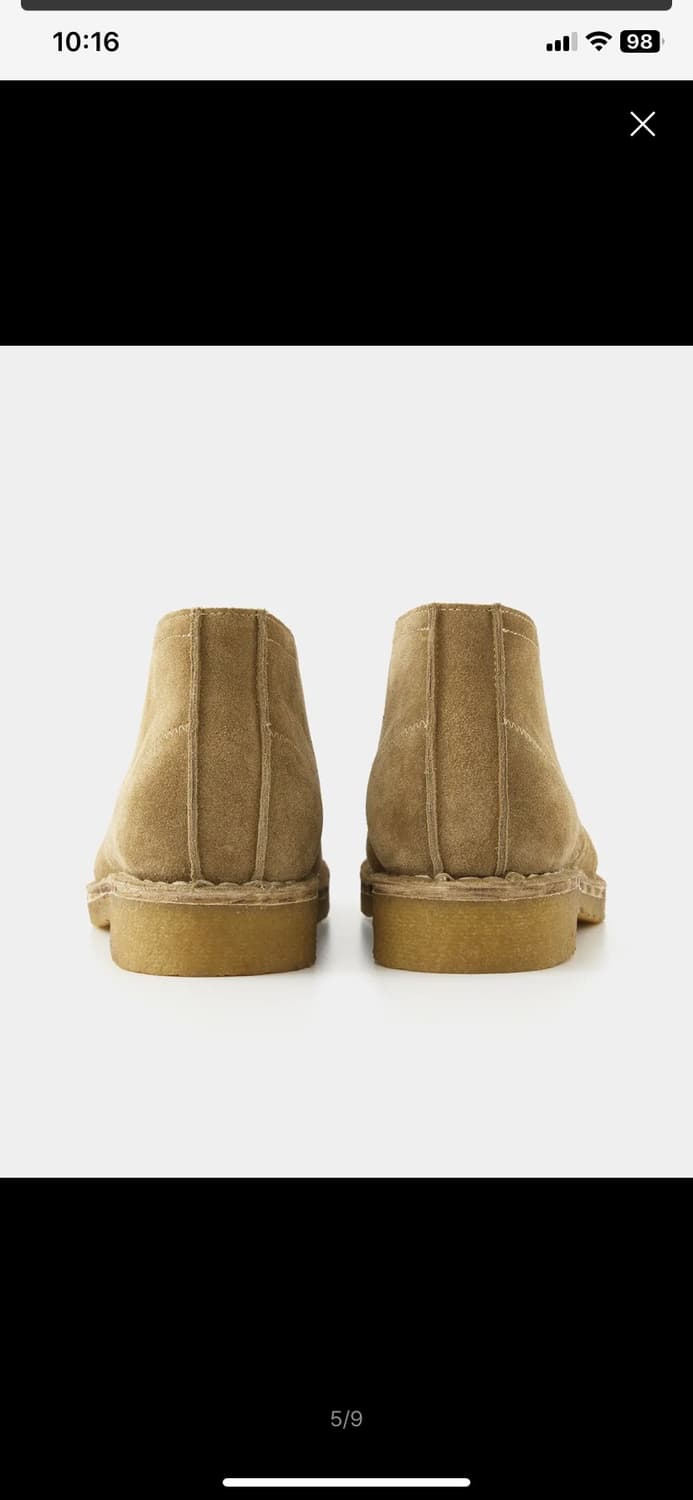 새상품) 로맨틱무브 바넷 데저트부츠 웜옐로우 상품이미지5