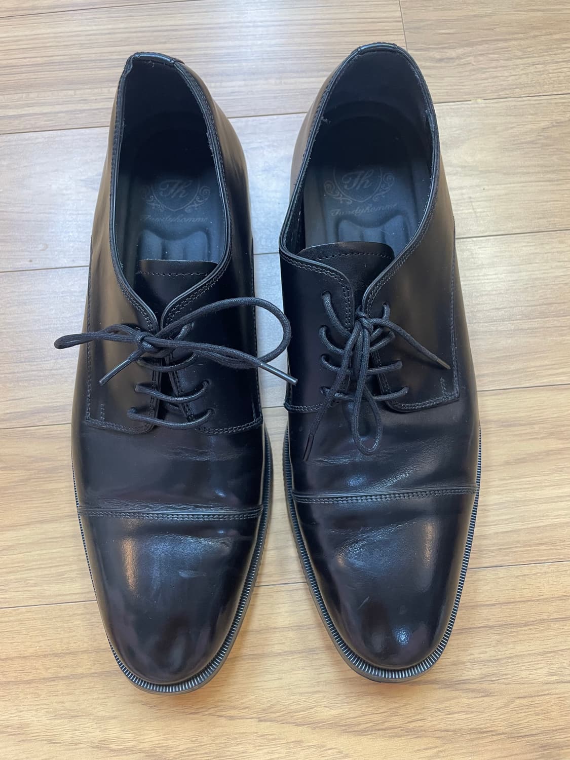 탠디 옥스퍼드 남성 구두 블랙 270mm 상품이미지1