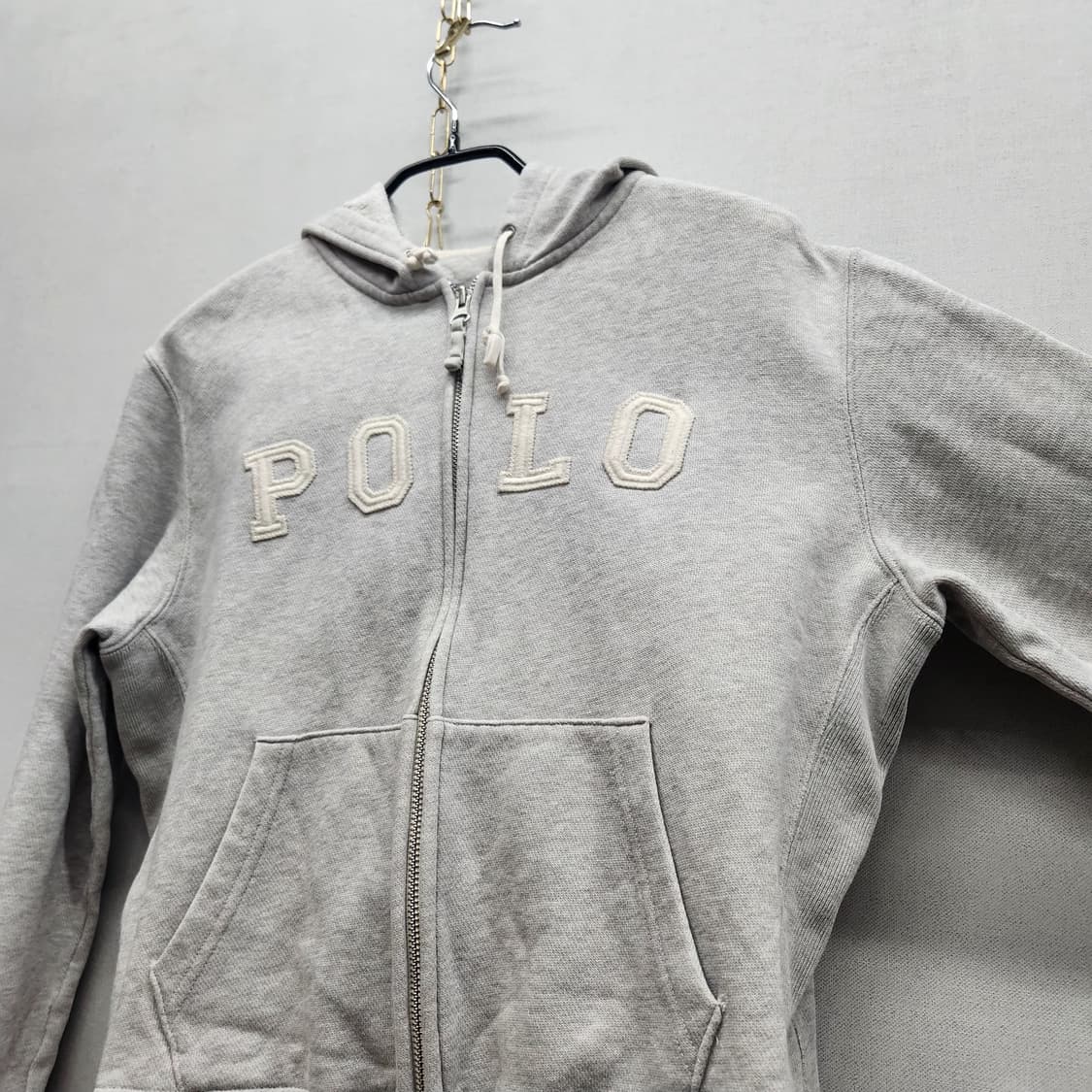 랄프로렌 스포츠 스펠아웃 로고 반크롭 후드집업 M(M) 상품이미지3