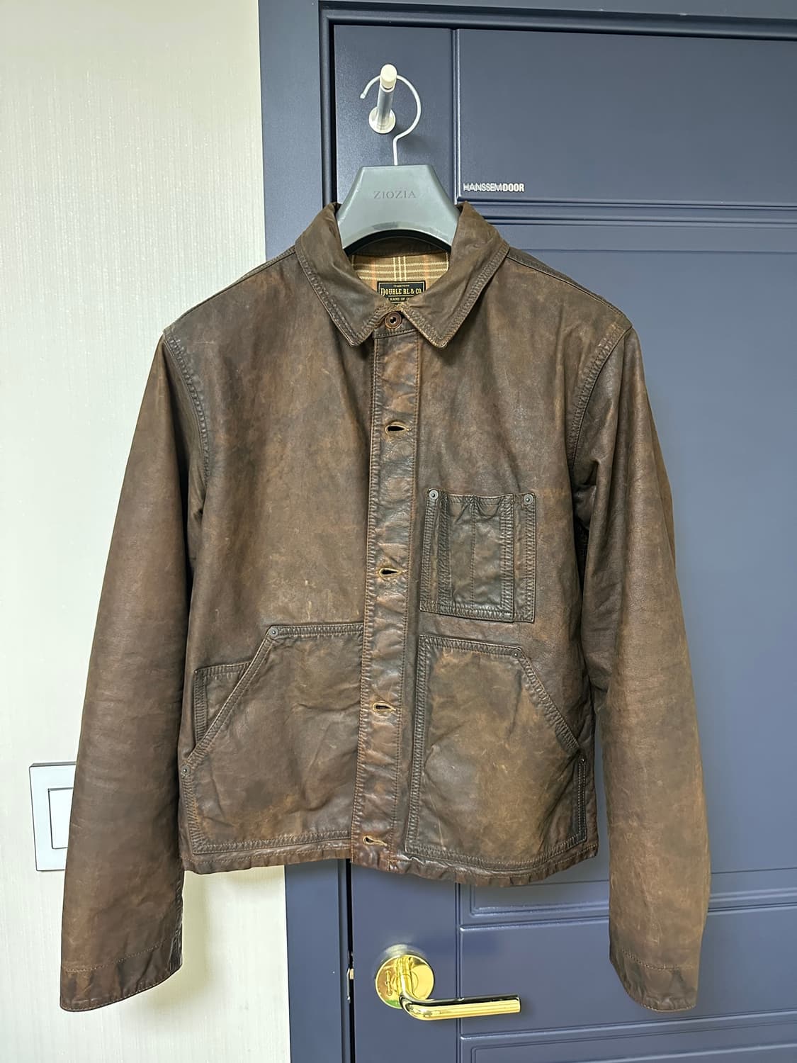 RRL 더블알엘 오일 레더 자켓 M 상품이미지2