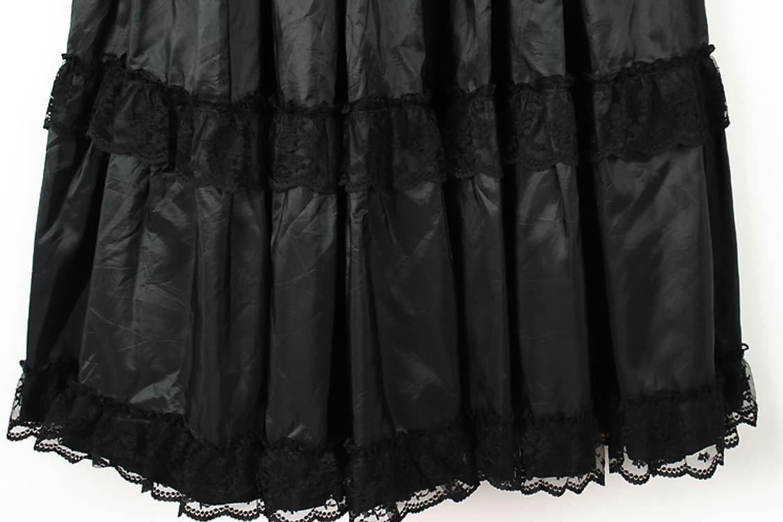 PLAISIR 스커트(XS~S)  티어드롱스커트 상품이미지5