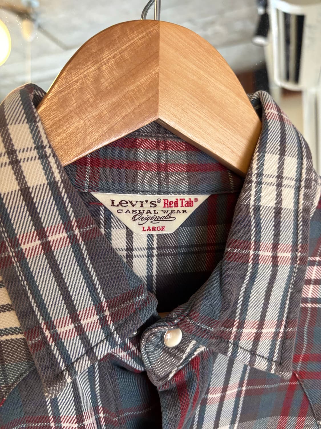 리바이스 레드탭 웨스턴 체크 셔츠 상품이미지2