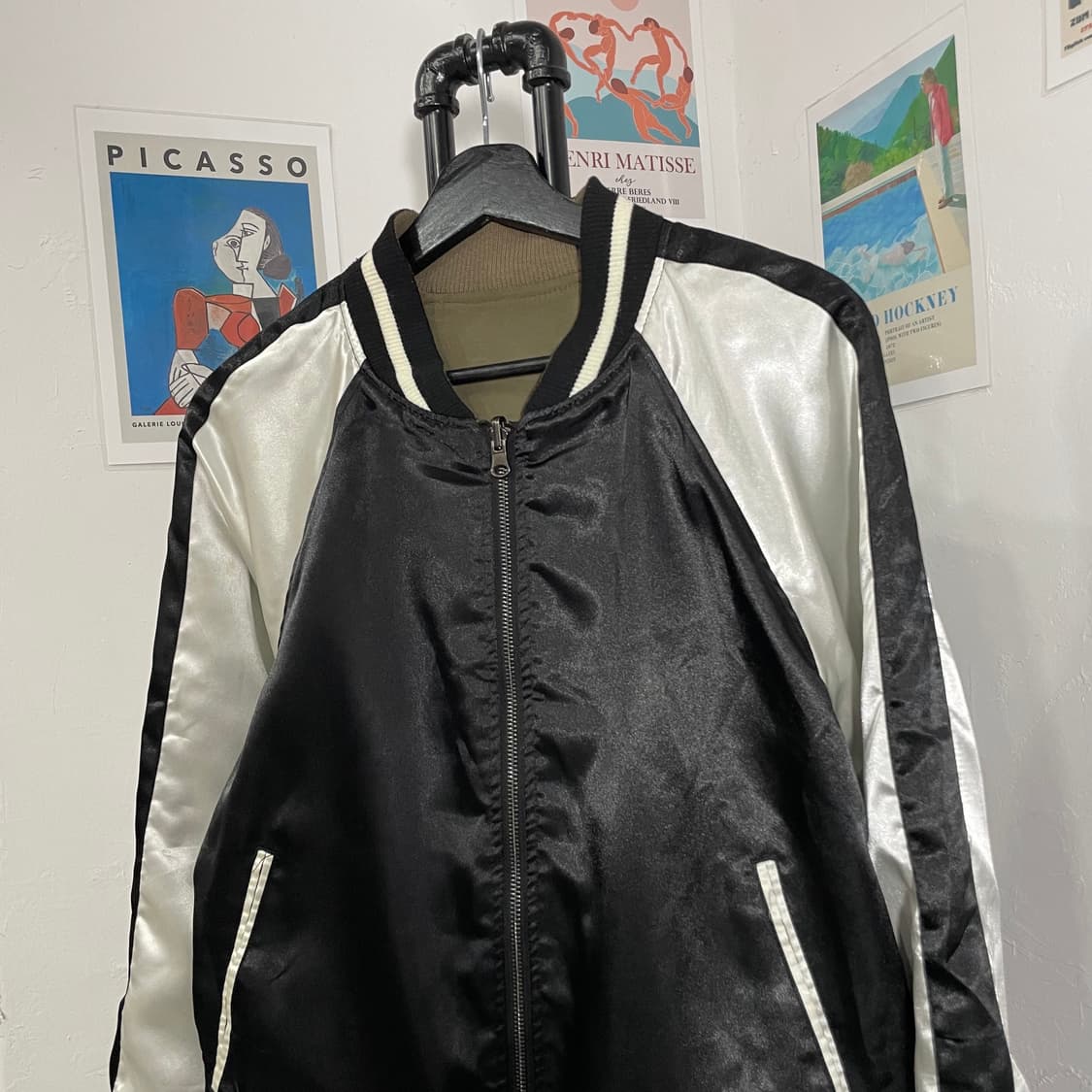 리버시블 새틴 블루종 상품이미지4