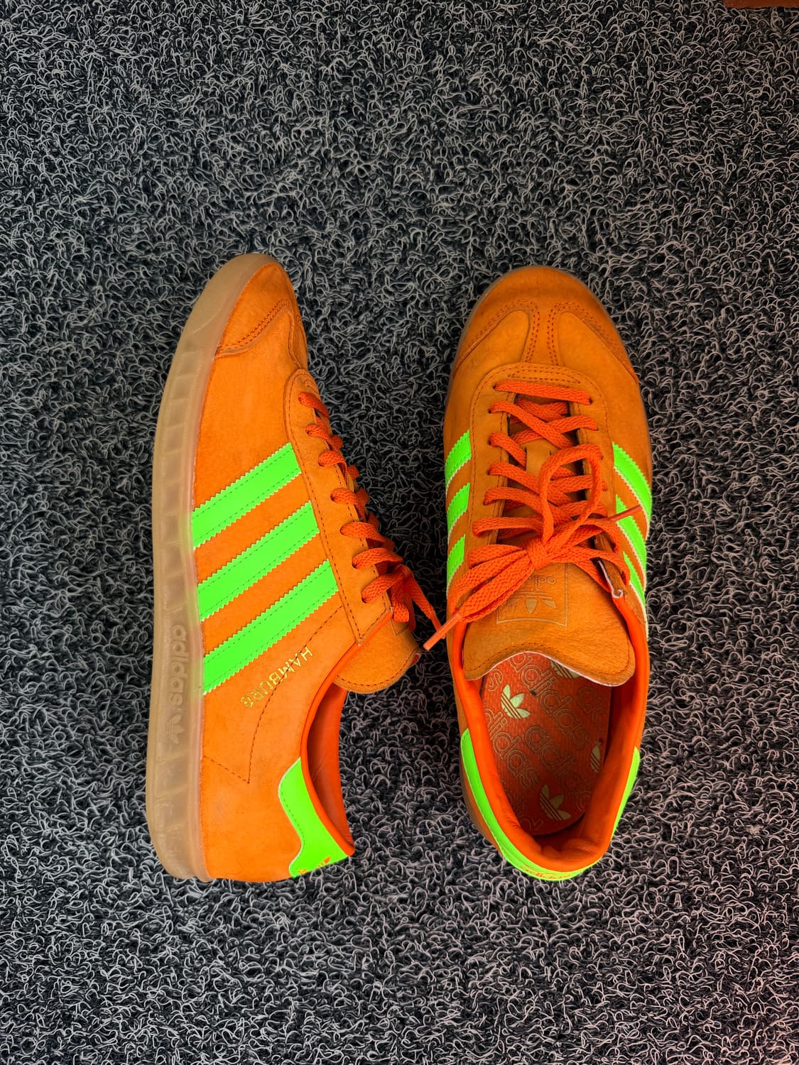 아디다스 함부르크 오렌지/네온 그린 상품이미지2