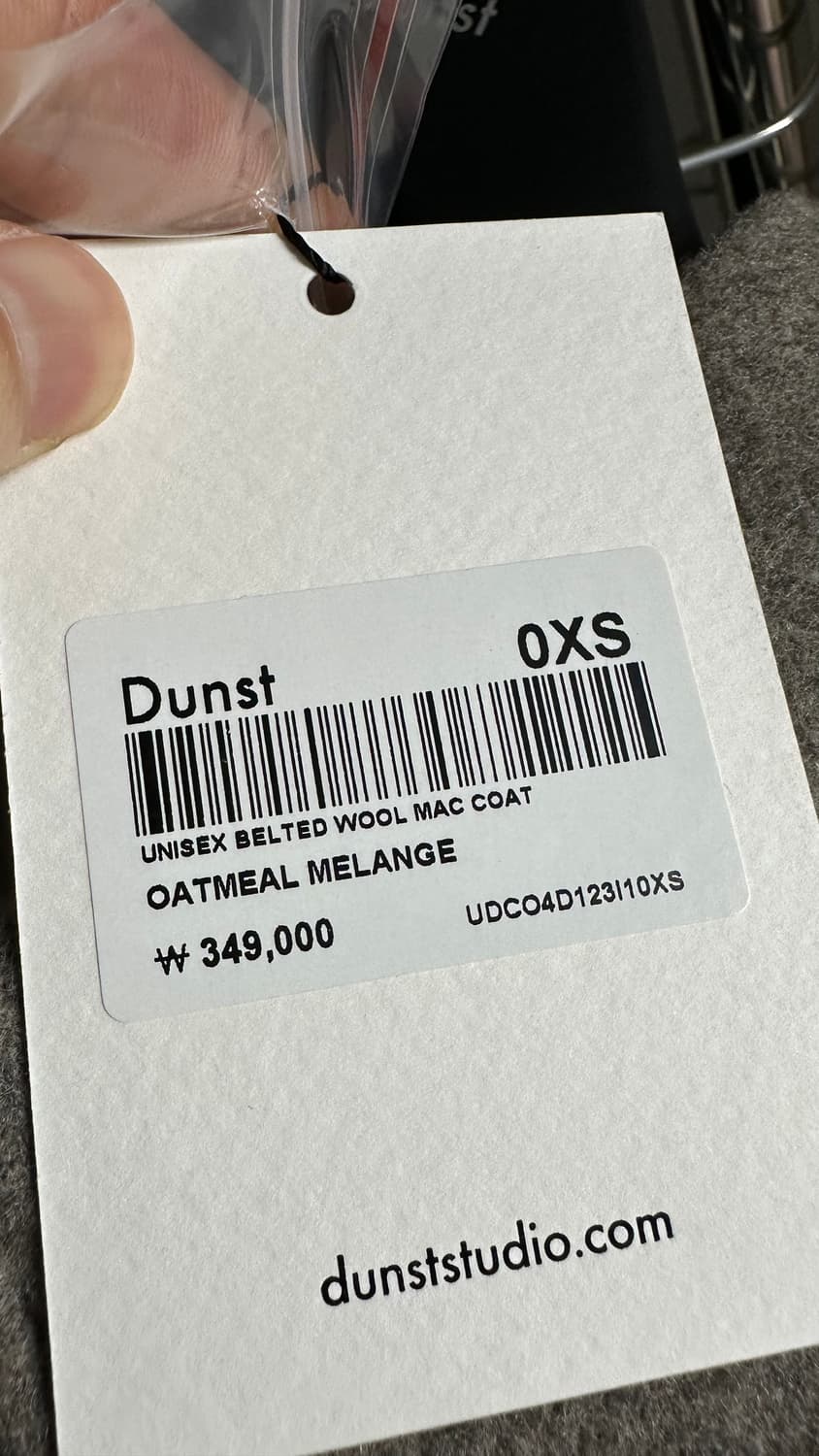 던스트 벨티드 울 맥코트 새상품 상품이미지3