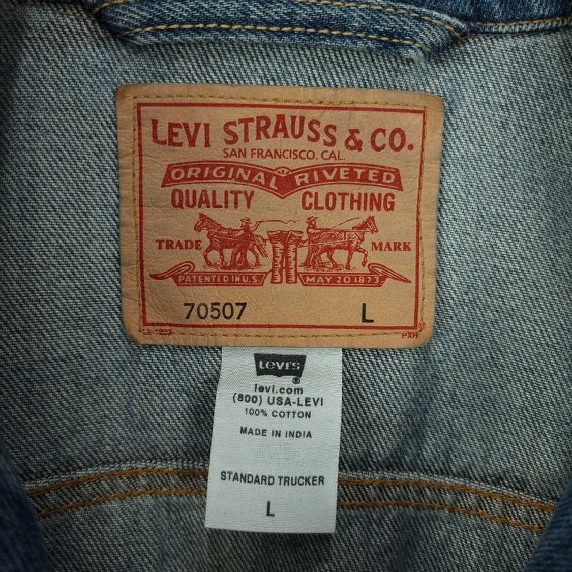 [리바이스] 타입스리 트러커 데님 자켓 청자켓 M19478 상품이미지7