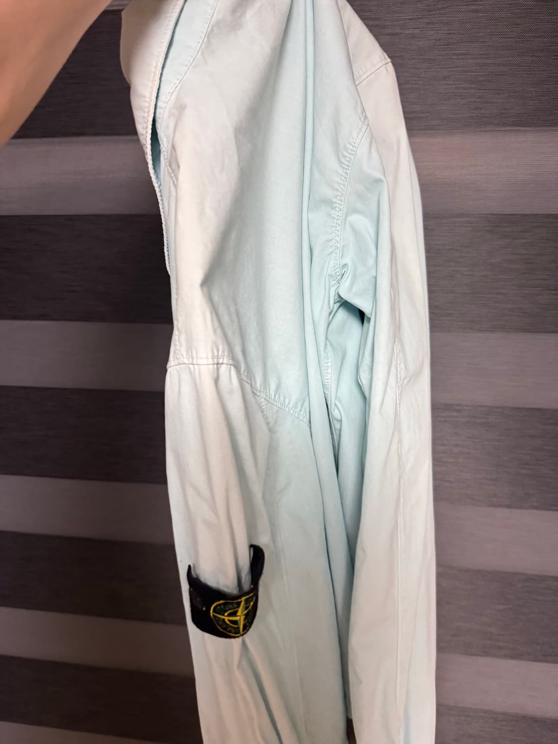 스톤아일랜드 라이트 오버셔츠 자켓 스카이블루 상품이미지3