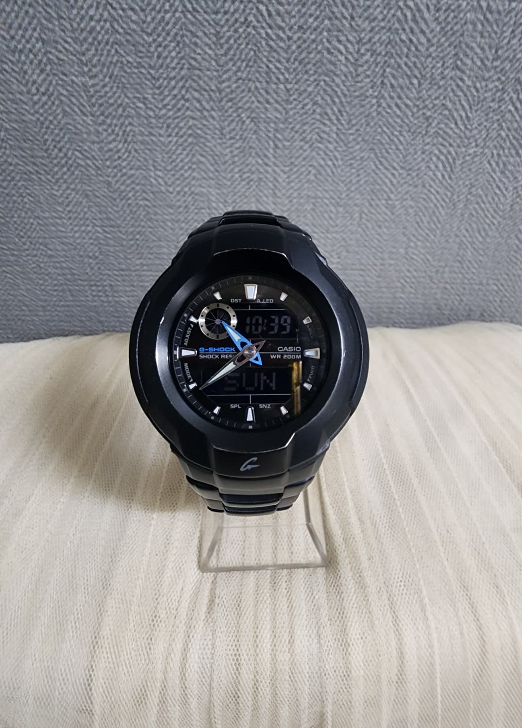 빈티지 지샥  G-1700BD 올블랙 메탈 시계 상품이미지1