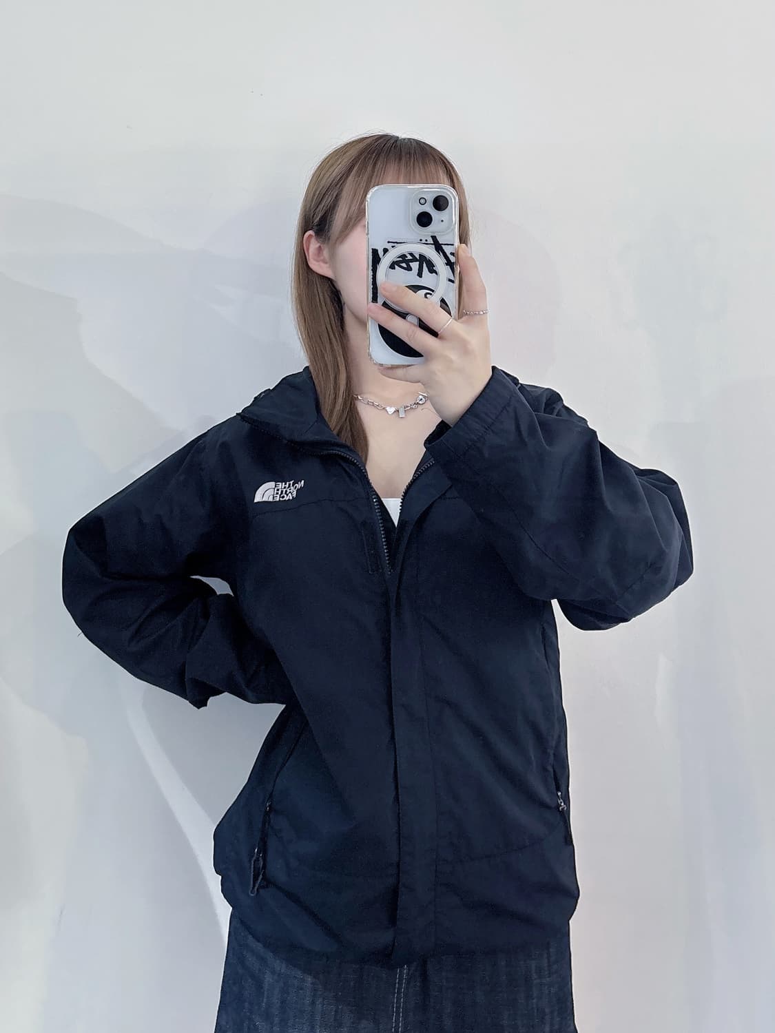 노스페이스 블랙 바람막이 상품이미지1