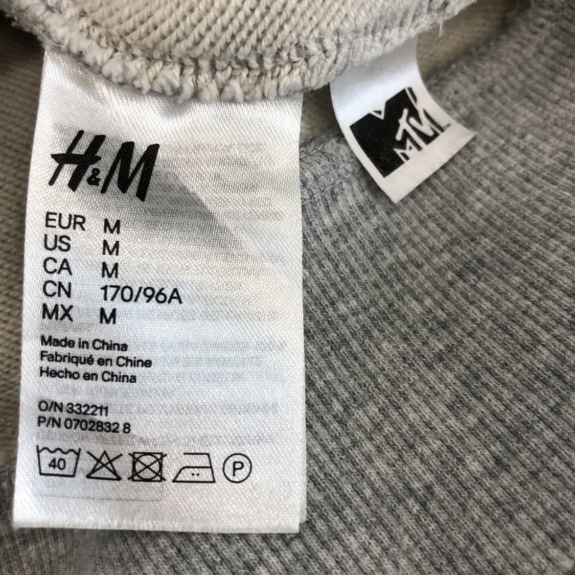 모스키노 H&M 스웻후드 M 상품이미지6