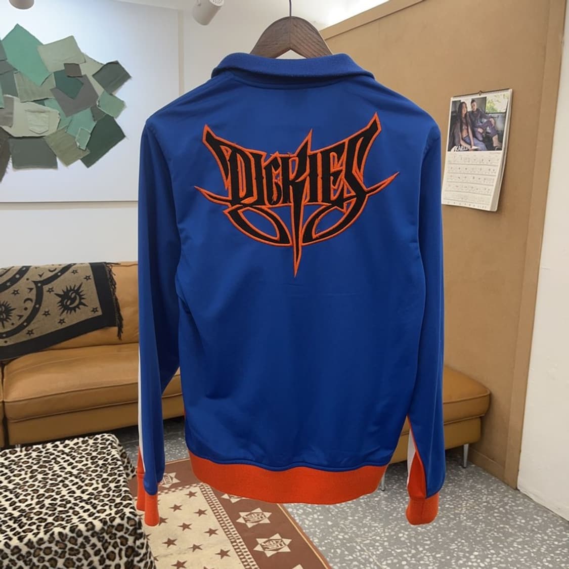 디키즈 올드스쿨 키치 스트릿 힙 고딕 오렌지 져지 집업 90 C09651 상품이미지4