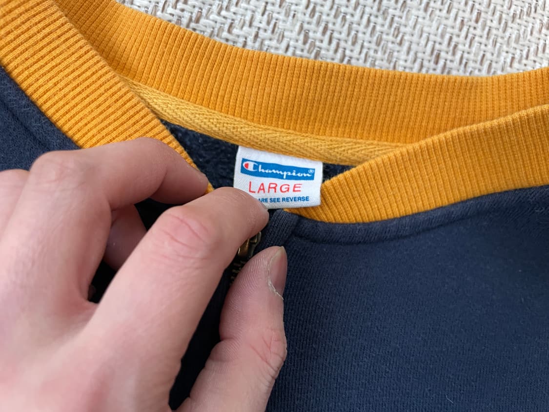 챔피온 리버스 포켓 크루넥 집업 J03845 상품이미지5