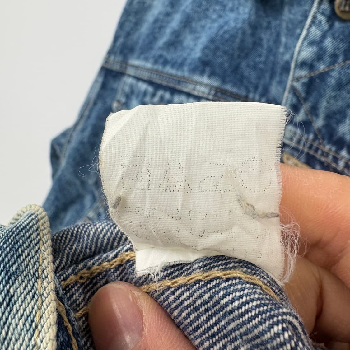 할리데이비슨 데님 청자켓 빈티지 워싱 여성 L 상품이미지7