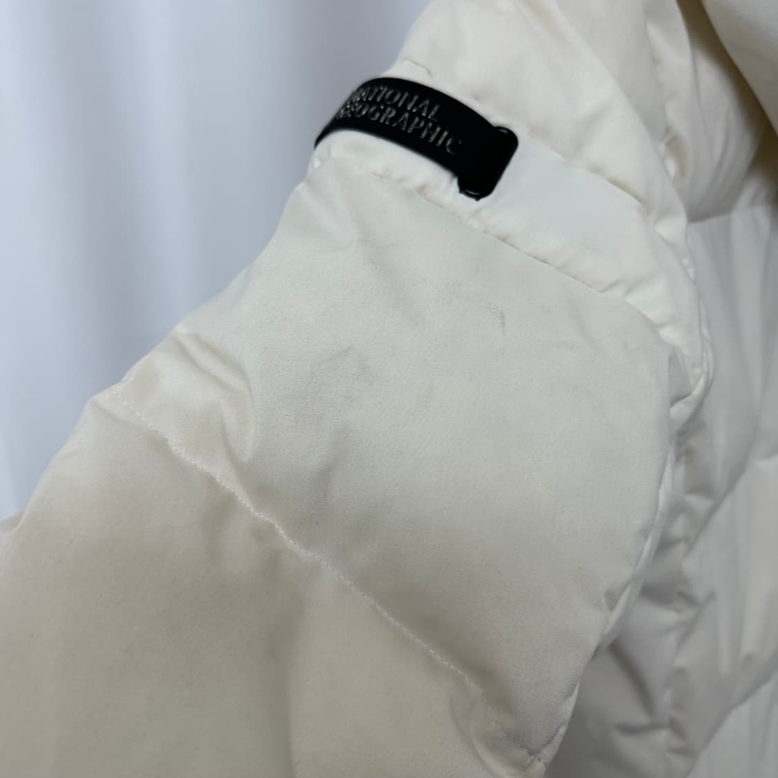   네셔널지오그래픽 공용 롱패딩 오리털 아이보리 S 상품이미지7