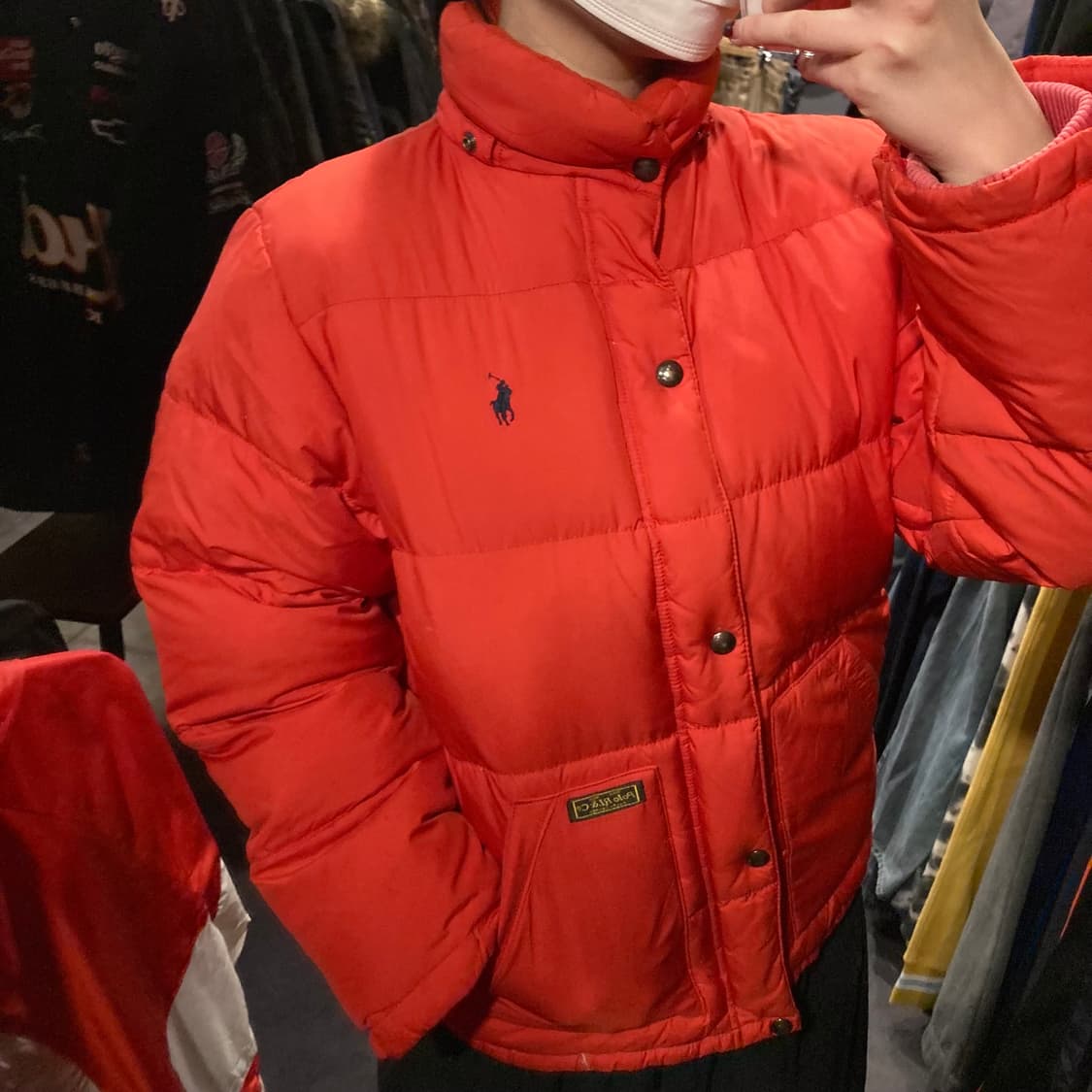 [IM] 폴로 패딩 자켓 레드 상품이미지6