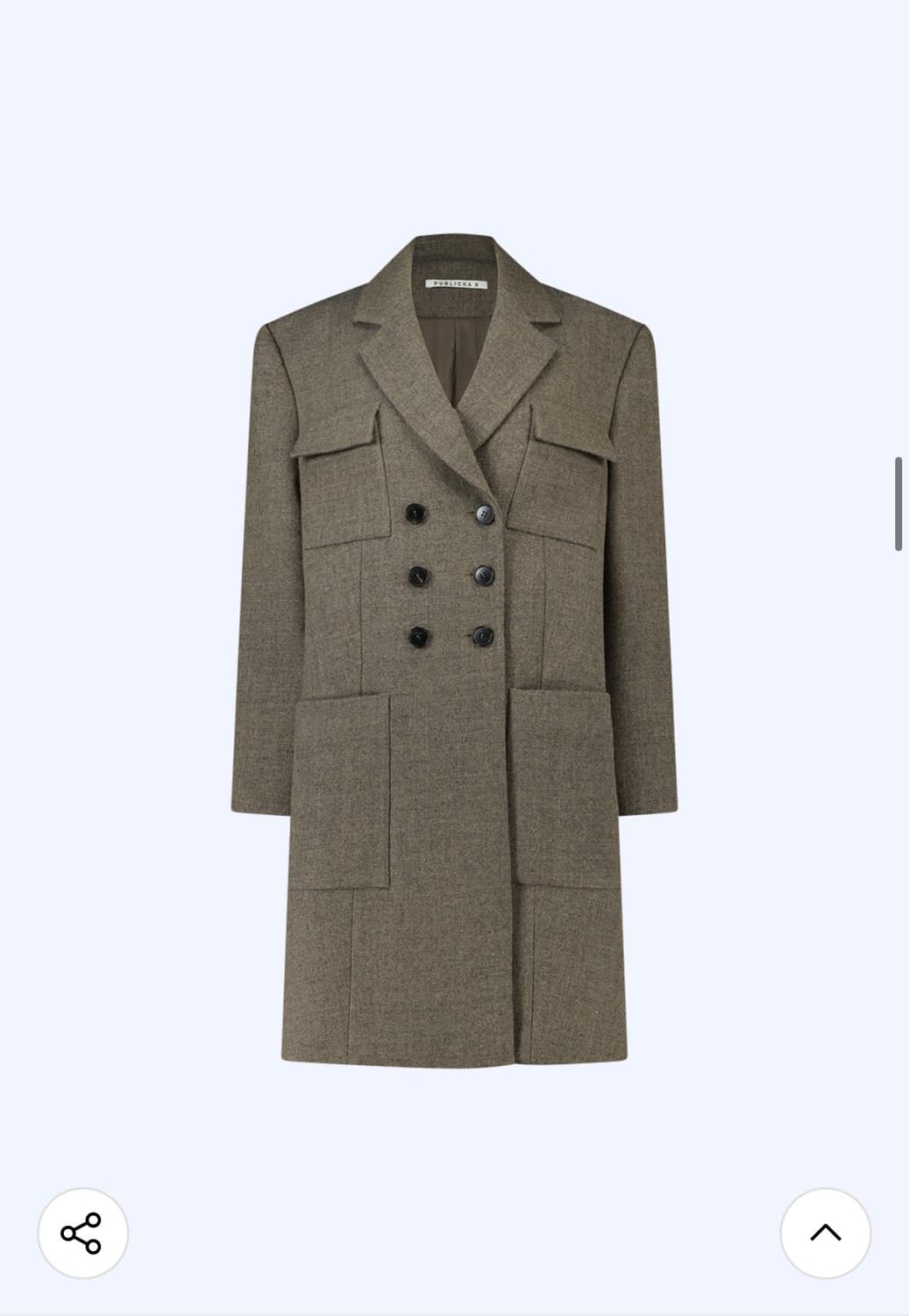 퍼블리카엑스 포켓 롱 자켓 PUBLICKA X 상품이미지3