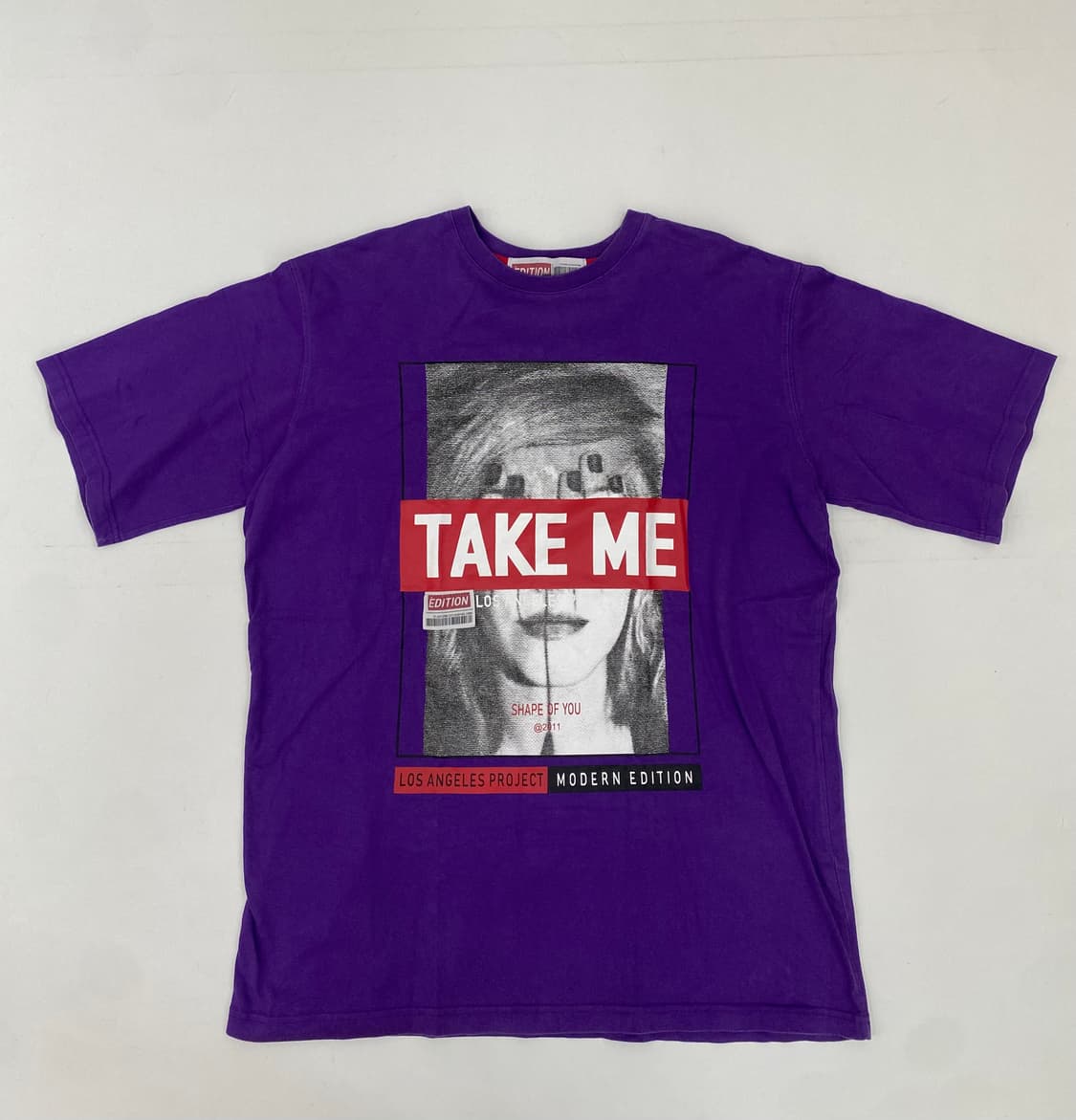 LAP 로스앤젤레스 프로젝트 퍼플 반팔 티셔츠 (free) 상품이미지1