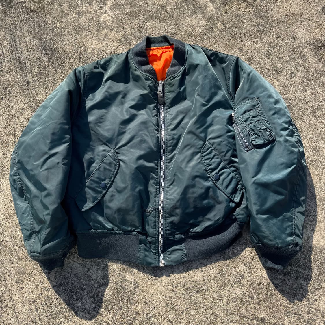 [L] 90s 알파인더스트리 Ma-1 항공점퍼 상품이미지1