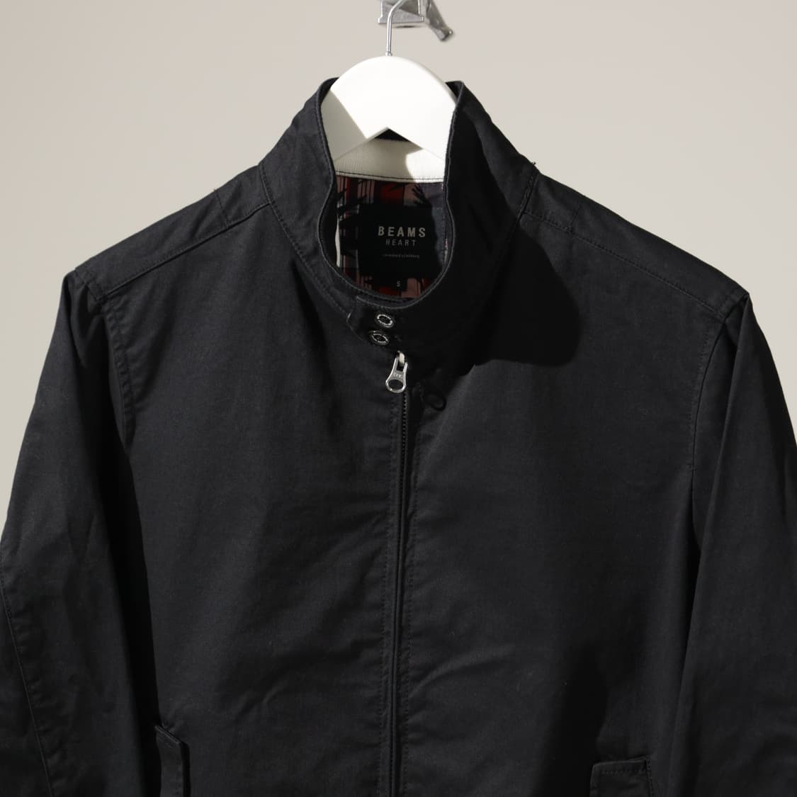 빔즈 하트 코튼 베이직 블루종 자켓 상품이미지2