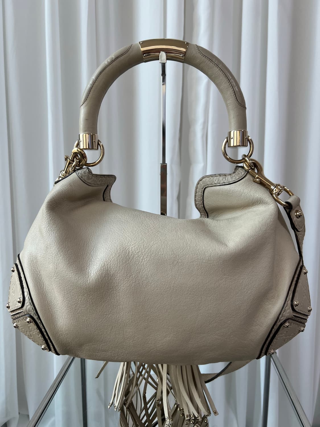 구찌 인디 뱀부 숄더백 상품이미지6