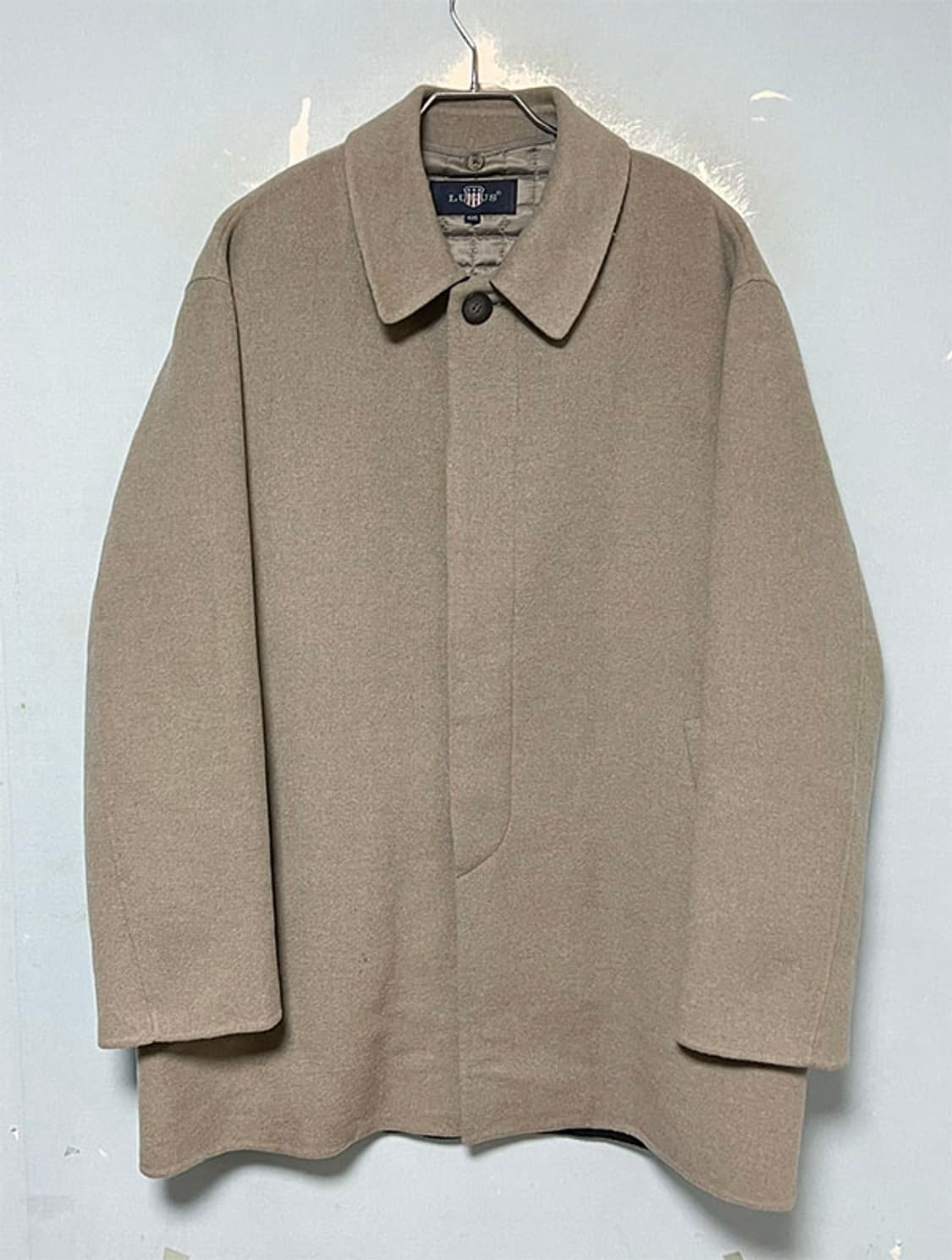 LUKUS 남자 모직자켓 하프코트 캐시미어 캐주얼 XL 105 상품이미지1