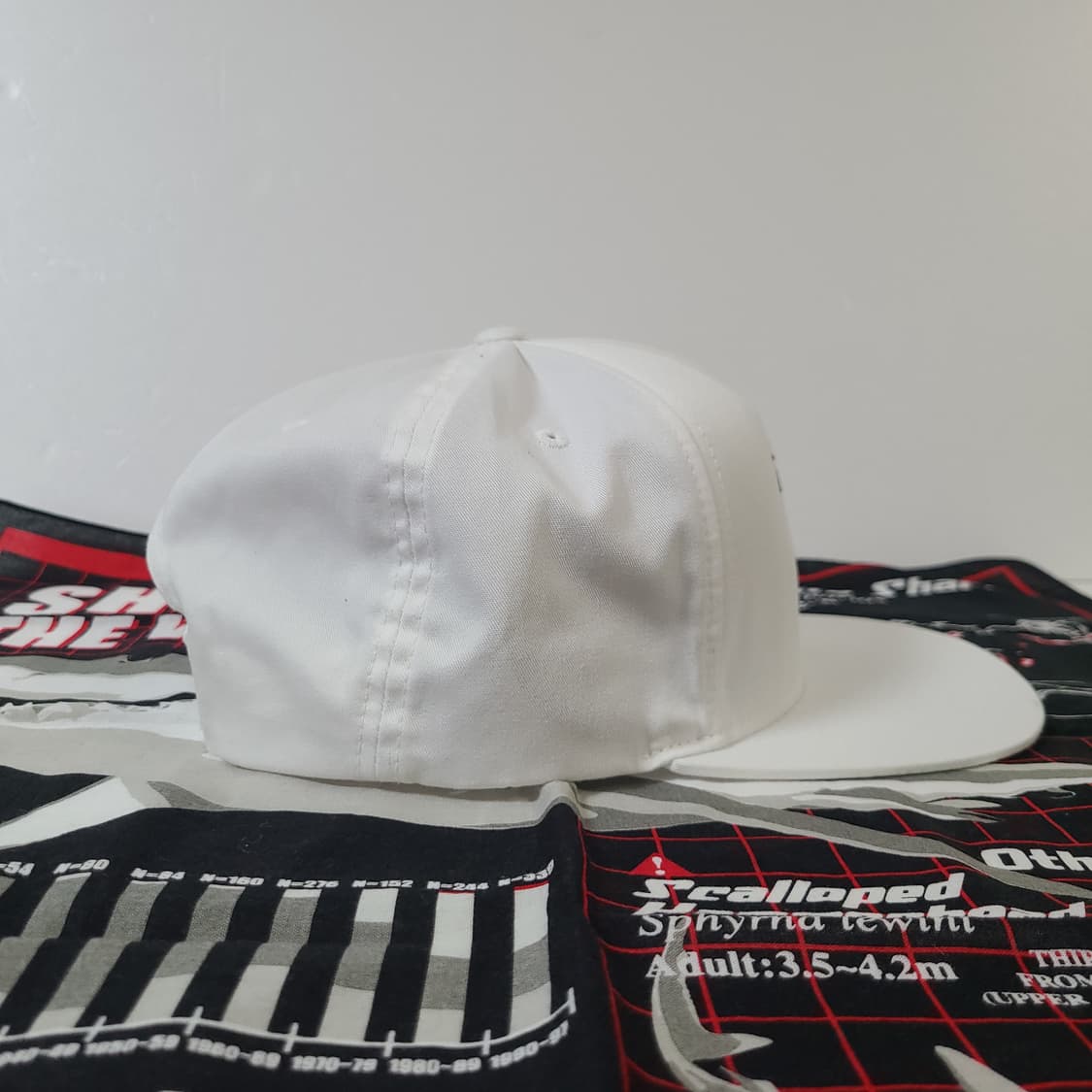 스투시 월드투어 화이트 스냅백 모자 상품이미지5