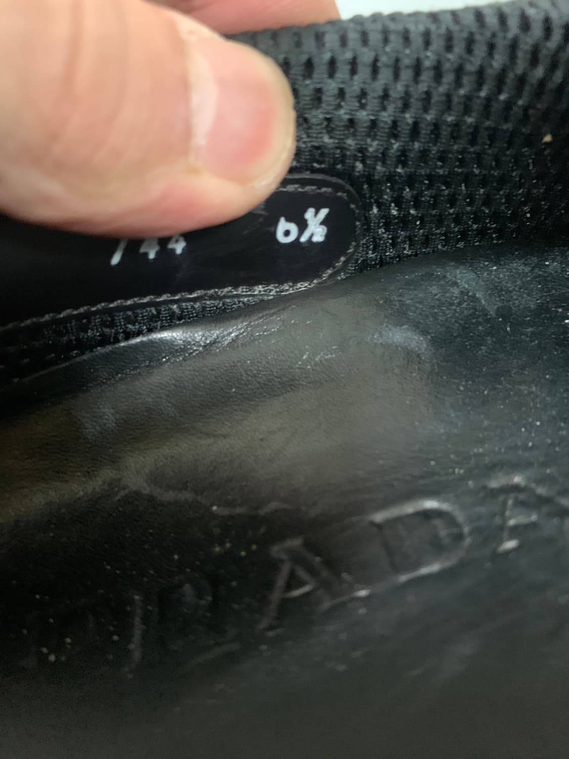 프라다 스포츠 드라이빙 슈즈 블랙 6.5(255) 상품이미지6