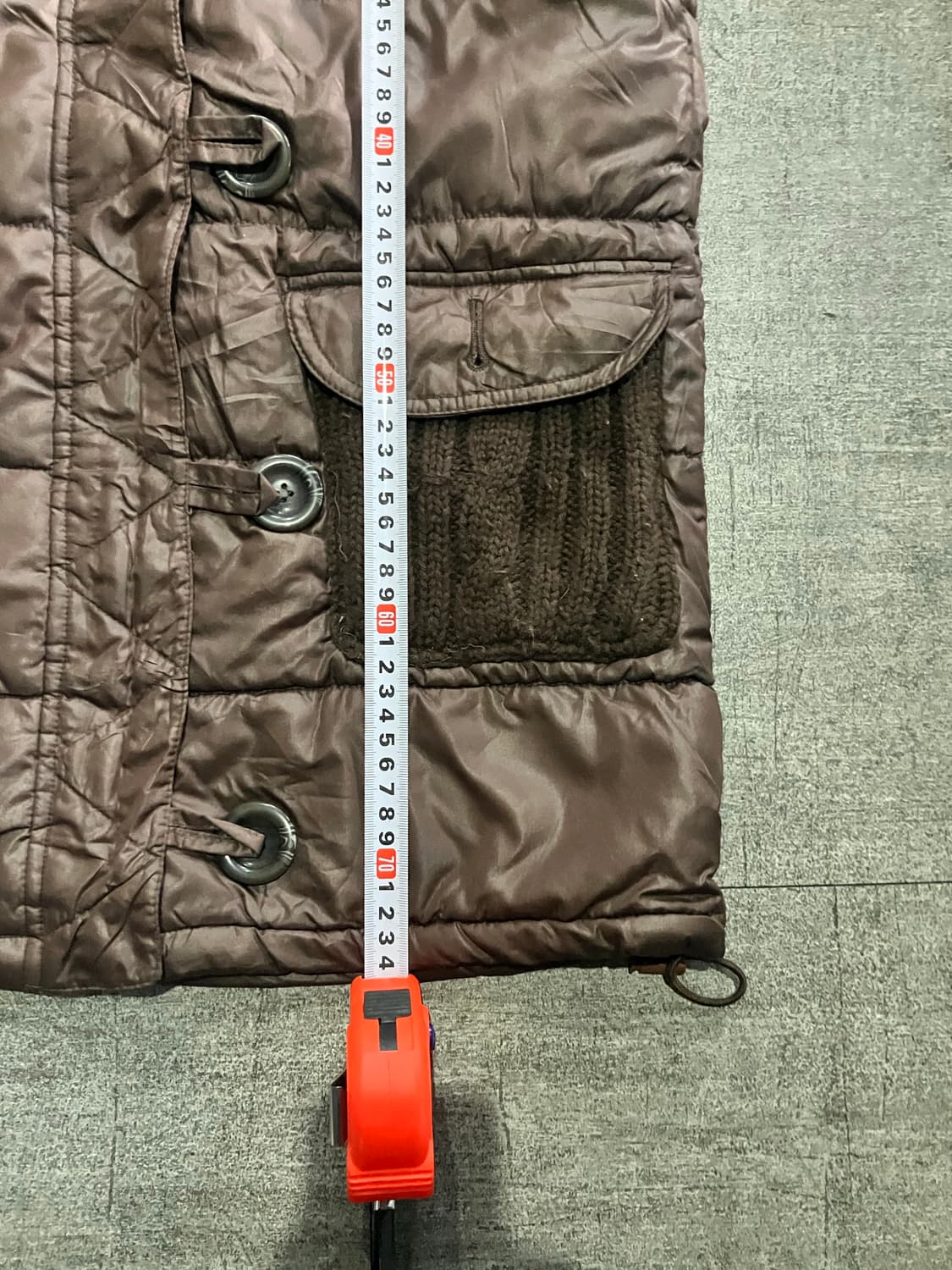 일본빈티지 Theoria 오리엔탈보헤미안 대대장 울프죠패딩 브라운 상품이미지3